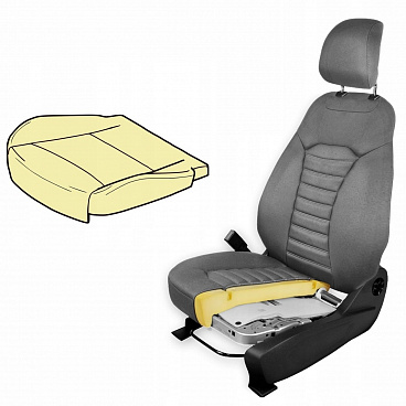 Náhradní spodní výplň sedadla VW Caddy 2003-15