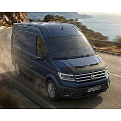 Převlek přední části kapoty černý VW Crafter 2017+