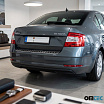 Nerez kryt zadního nárazníku v imitaci karbonu Omtec Škoda Octavia III 2013-19 sedan