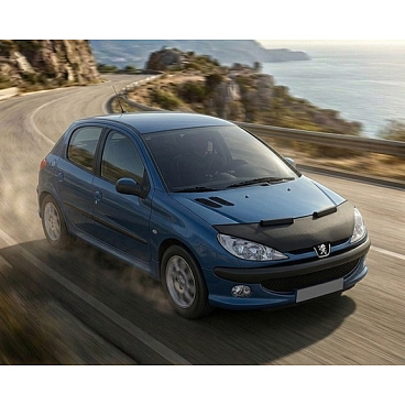 Převlek přední části kapoty černý Peugeot 206 1998-2012 Převlek přední části kapoty černý Peugeot 206 1998-2012