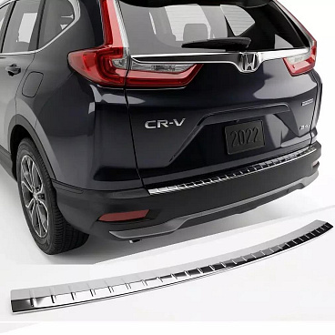 Nerez leštěný kryt horní hrany zadního nárazníku Honda CR-V 2023+ Nerez leštěný kryt horní hrany zadního nárazníku Honda CR-V 2023+
