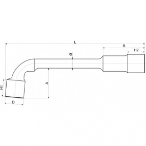Klíč nástrčný 30 mm typ "L"
