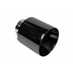 Koncovka tlumiče 127mm vstup 76mm Lesklá černá