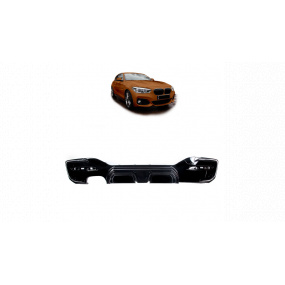 Difuzor BMW 1 F20 F21 Facelift Zadní Lesklá Černá