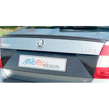 Škoda Rapid Limousine - spoiler Milotec - zadní, ABS černá metalíza Škoda Rapid Limousine - spoiler Milotec - zadní, ABS černá metalíza