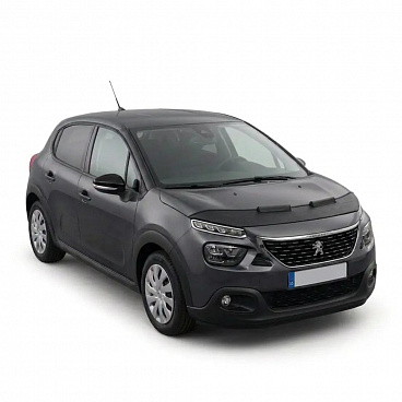 Převlek přední části kapoty černý Peugeot 3008 2016-24