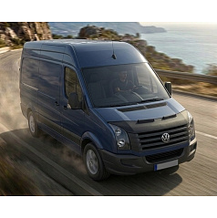 Převlek přední části kapoty černý VW Crafter 2006-17