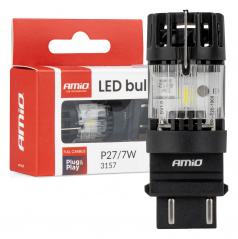 LED žárovka LumiTec 3157 P27/7W 12V FULL CANBUS bílá