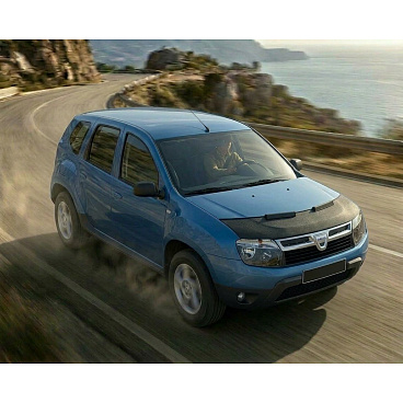 Převlek přední části kapoty černý karbon Dacia Duster 2010-2018 Převlek přední části kapoty černý karbon Dacia Duster 2010-2018