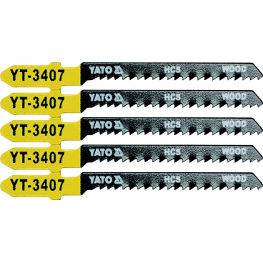 List pilový do přímočaré pily 75 mm na dřevo TPI13 5 ks