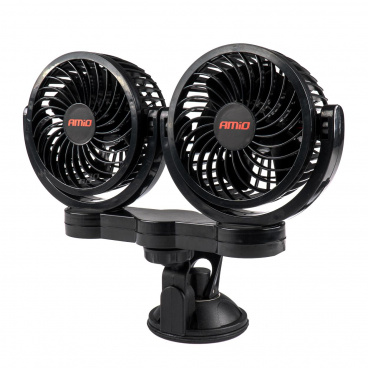 Ventilátor automobilový s přísavkou 12V AMIO-03010
