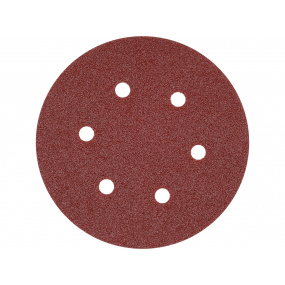 Brusný papír 150 mm P60 50 ks 6 děr suchý zip