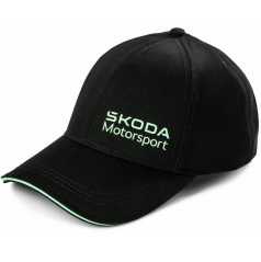 Originální kšiltovka Škoda Motorsport černá