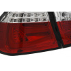 BMW E90 03.05-08.08 zadní lampy red white LED BAR