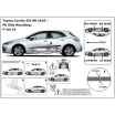 Ochranné boční lišty na dveře, Toyota Corolla E21, 2018+, HTB