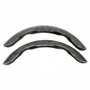 Boční potahy volantu 36-38 cm  šedá alcantara