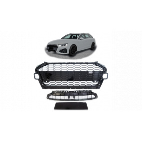 Gril Audi A4 B9 Facelift Lesklá Černá