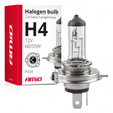 Halogenová žárovka H4 12V 60/55W filtr UV (E4)