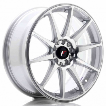JR Wheels JR11 18x7,5 ET40 5x112/114 Stříbrná Obráběná