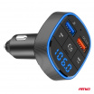FM vysílač do auta 2×USB-A 12V 24V