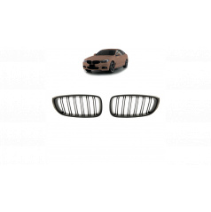 Mřížka BMW 3 F34 dvojité žebrování Matná Černá