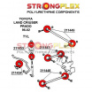 Toyota Land Cruiser StrongFlex sestava silentbloků jen pro zadní nápravu 14 ks