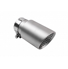 Koncovka tlumiče 89mm vstup 70mm Kartáčovaná
