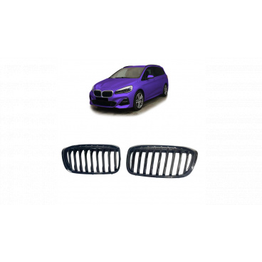 Gril BMW 2 F45 F46 Facelift jednotlivé lamely Lesklá černá