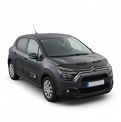 Převlek přední části kapoty černý Citroen C3 2016-24