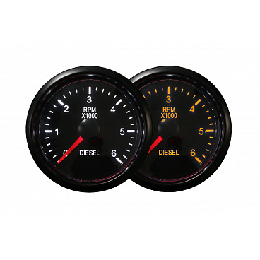Přídavný otáčkoměr 52 mm pro dieselová auta