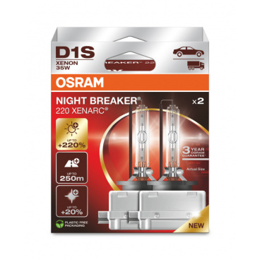 Xenon výbojky D1S Osram 12/24V XENARC NIGHT BREAKER LASER 4500K +220% 2 ks Xenon výbojky D1S Osram 12/24V XENARC NIGHT BREAKER LASER 4500K +220% 2 ks
