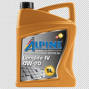 Syntetický motorový olej Alpine 0W-20 Longlife IV 1 nebo 5 L Syntetický motorový olej Alpine 0W-20 Longlife IV 1 nebo 5 L