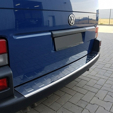 Nerez chrom ochranný panel zadního nárazníku OMTEC VW T4 1990-03 Nerez chrom ochranný panel zadního nárazníku OMTEC VW T4 1990-03