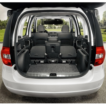 Nerez leštěný vnitřní kryt hrany kufru Škoda Yeti  2010-13 (před facelift)