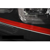 VW Golf 7 11.2012- přední čirá světla U-Type Black With Red Line GTI Look