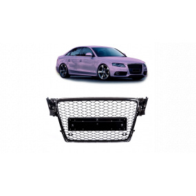 Gril Audi A4 B8 Chrom & Černý