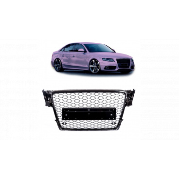 Gril Audi A4 B8 Chrom & Černý
