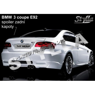 BMW 3/E92 COUPE 06+ spoiler zadní kapoty BMW 3/E92 COUPE 06+ spoiler zadní kapoty