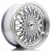JR Wheels JR9 18x8 ET40 5x112/114 Stříbrné s leštěným límcem