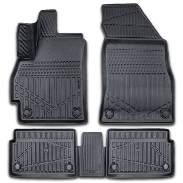 Gumový set 3D přesných autokoberců Omoda 5 2022+ včetně krytu zadní střední části