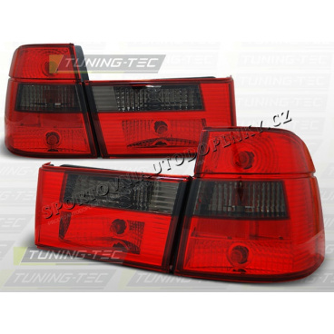 BMW E34 88-95 ZADNÍ LAMPY KRYSTALICKÉ - RED/SMOKE - touring
