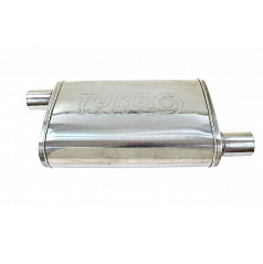 Středový tlumič 70mm TurboWorks LT 304SS 355mm