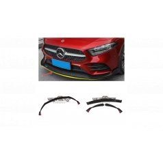 Přední spoiler Mercedes-Benz A W177 Nárazník Přední Lesklá Černá