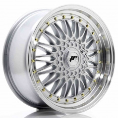 JR Wheels JR9 18x8 ET40 5x112/114 Stříbrné s leštěným límcem