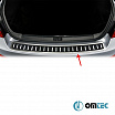 Nerez kryt zadního nárazníku v imitaci karbonu Omtec Škoda Octavia III 2013-19 sedan