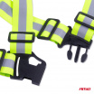 Reflexní zelené popruhy, reflexní silniční vesta AMIO-03104