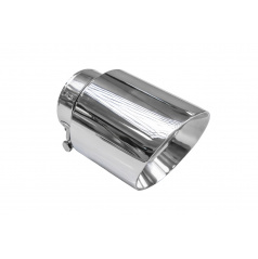 Koncovka tlumiče 114mm vstup 67mm Leštěná