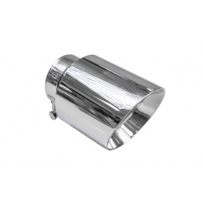 Koncovka tlumiče 114mm vstup 67mm Leštěná