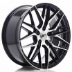 JR Wheels JR28 18x8,5 ET40 5x112 Lesklá černá s opracovaným čelem