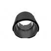 Koncovka tlumiče 89mm vstup 76mm Carbon Matt